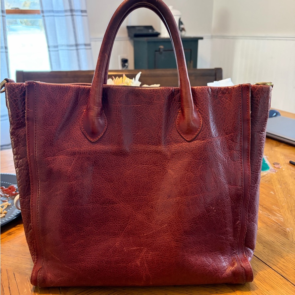 Madewell Leather Tote Bag